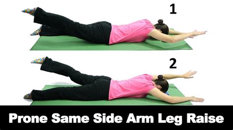 prone alternating leg lifts