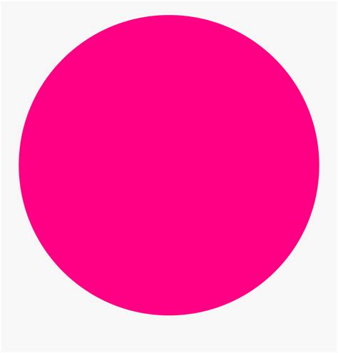 Circle Clipart Colored Circle Pink Dot Clipart Free Transparent