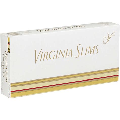 Virginia Slims 120s Gold Pack Box Cigarettes 10 Cartonsvirginia Slims