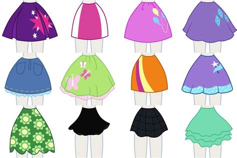 Eqg Dress Up Preview Skirts By Liggliluff On Deviantart My Little
