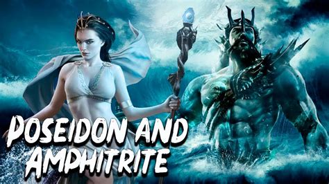 Poseidon And Amphitrite The God And The Queen Of The Seas Greek