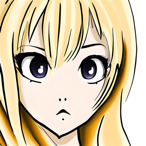 Anime Girl With Short Blonde Hair