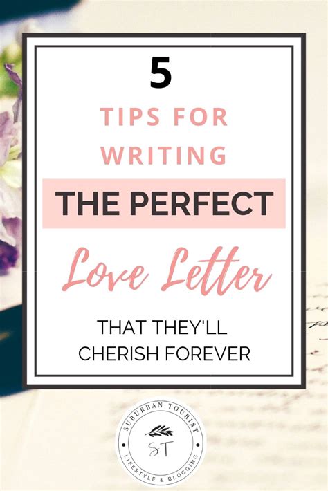How To Write A Love Letter Theyll Cherish Forever Suburban Tourist
