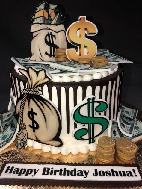 Money Theme Birthday Cake — Skazka Cakes