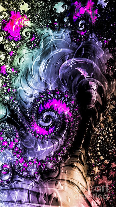 Infinite Cosmic Drain Digital Art By Jd Poplin Pixels