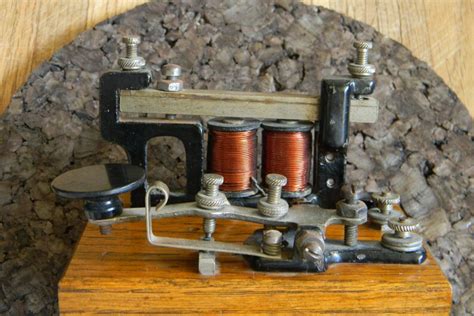 Rare Antique Telegraphy Equipment Telegraph Key And Sounder Etsy