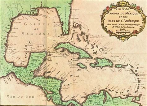 Caribbean Sea Locations Pirate History Old Maps Map Art