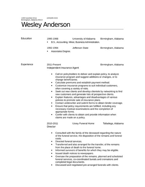 Also they have large capacity to write certain risks. Executive Insurance Agent Resume Template