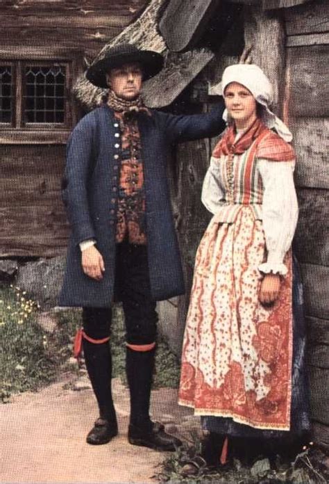Swedish Clothing Traditional Outfits Folk Clothing