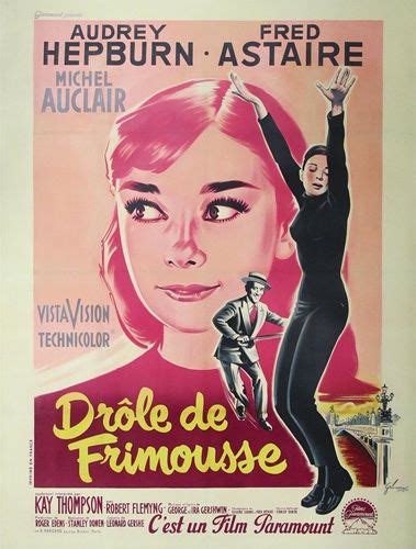 French Movie Poster Funny Face Vintage Movie Poster Audrey Hepburn