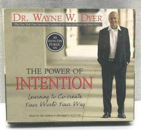 The Power Of Intention Dr Wayne W Dyer 4 Cd Audiobook Set Ebay