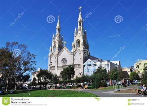 A Cathedral In San Francisco Editorial Photography Image Of Francisco