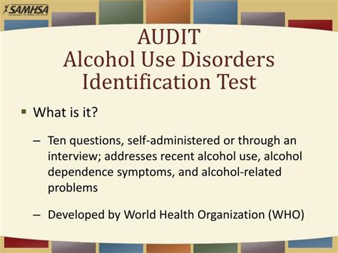 The other problems are not associated with alcohol abuse. PPT - Screening Patients for Substance Use in Your ...