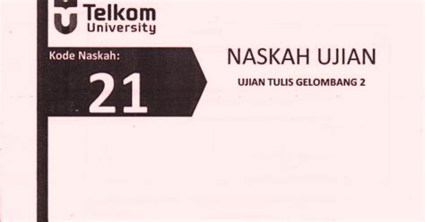 Jan 28, 2021 · soal tpa telkom university. Download Soal Ujian Telkom University