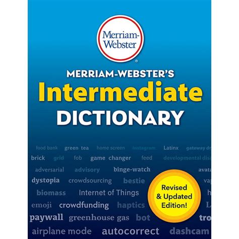 Merriam Websters Intermediate Dictionary Hardcover