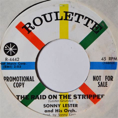 Sonny Lester Bumps And Grinds The Raid On The Stripper Vg Dj 45 7 Vinyl Ebay