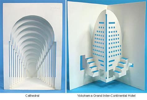 Origamic Architecture Stunning Sculptures Cut Out Of Paper Neatorama
