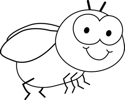 Black And White Fly Clip Art Black And White Fly Image