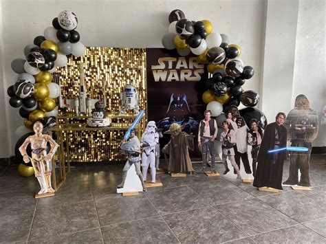 Star Wars Decoración Decoración De Unas Globos Decoración De Fiesta