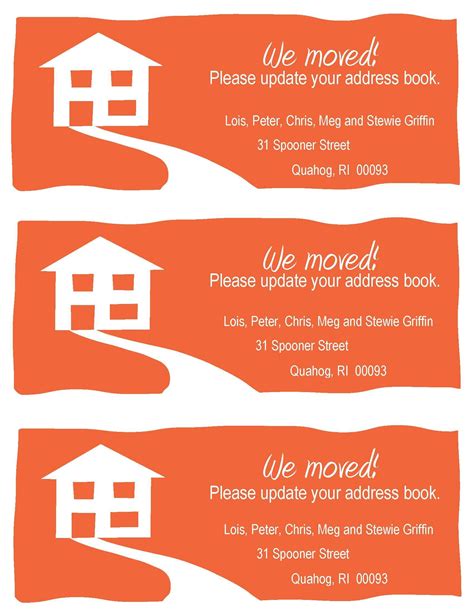 Pin On Moving In Moving House Cards Template Free Cumedorg Change