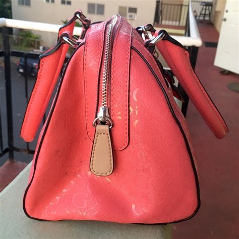 65% off Guess Handbags - Guess Coral Charm Mini Tote Bag ...