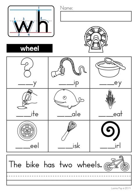 Free Digraph Wh Phonics Word Work Multiple Phonograms Primary