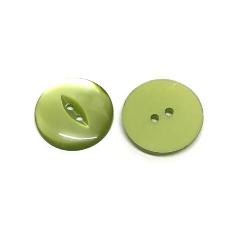 22mm 34l Green Fish Eye Buttons The Button Shed