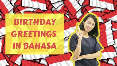 How To Wish Happy Birthday In Bahasa Indonesia Birthday Greetings In