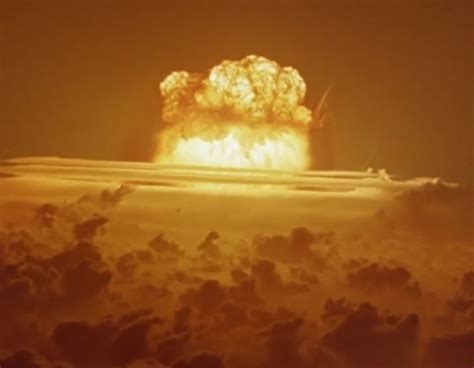 Color Footage Of The Largest Nuclear Weapon Ever Detonated By The