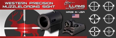 New Williams™ Western Precision Muzzleloading Sight — Muzzle