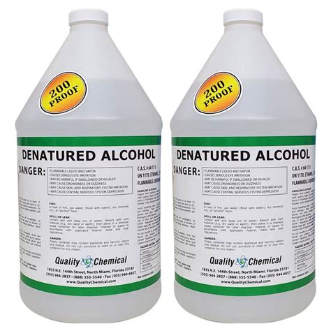 Buy Denatured Alcohol Ethanol 200 Proof 2 Gallon Case Online At Lowest