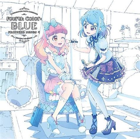 Yesasia Tv Anime Data Carddass Aikatsu Friends Interlude Single 4 Fourth Color Blue Japan