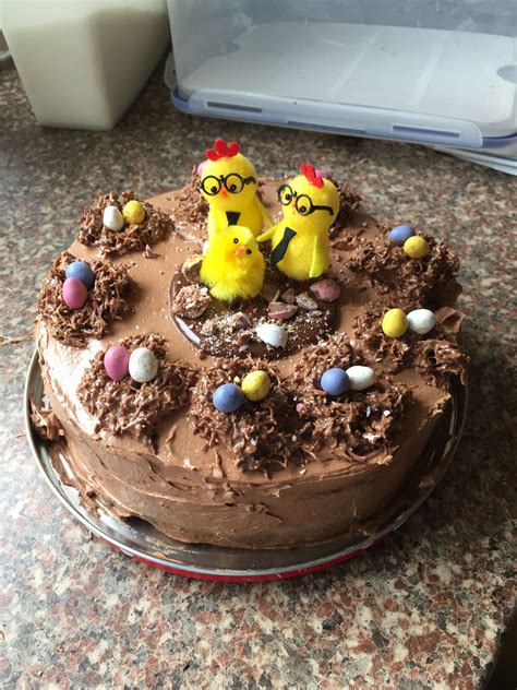 Mix together until well combined with an electric hand mixer (you can also use a wooden spoon), but be careful not. Easter cake: This is the cake I made this Easter. It has a chocolate sponge, covered in a ...