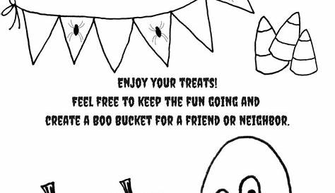 you've been booed black and white printable
