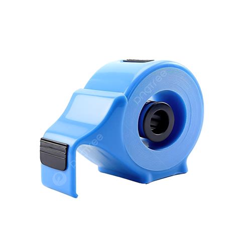 Blue Tape Dispenser Translucent Sellotape Roller Png Transparent