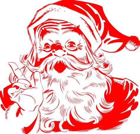 Download Santa Claus Red Christmas Royalty Free Vector Graphic Pixabay