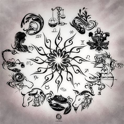 Roda Zodiac2 Astrology Tattoo Aquarius Tattoo Astrology Gemini