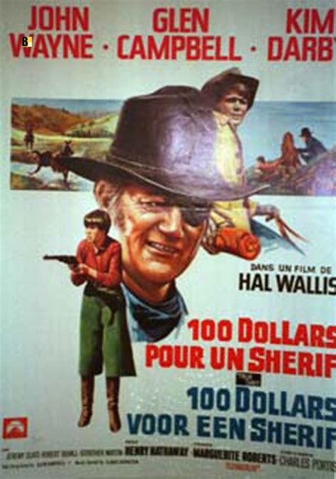 Cent Dollars Pour Un Sheriff Movie Poster True Grit Movie Poster