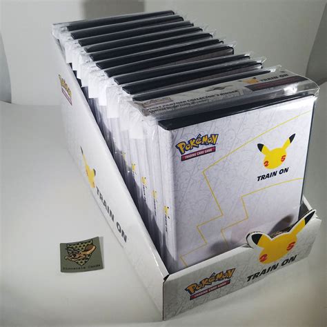 Pokemon First Partners Oversized Jumbo Card Binder 25th Anniversary W