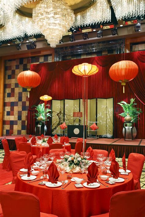 Chinese Wedding Table Setup Chinese Wedding Decor Asian Wedding