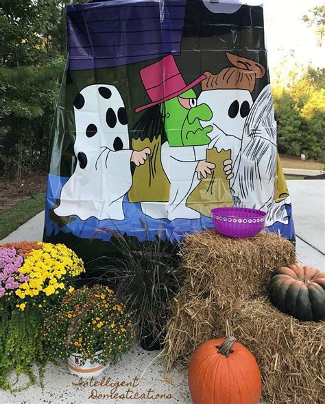 Easy Charlie Brown Great Pumpkin Trunk Or Treat Decor Trunk Or Treat