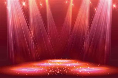 Prom Homecoming Backdrop Stage Lighting Red Background Yy In Photography Backdrops