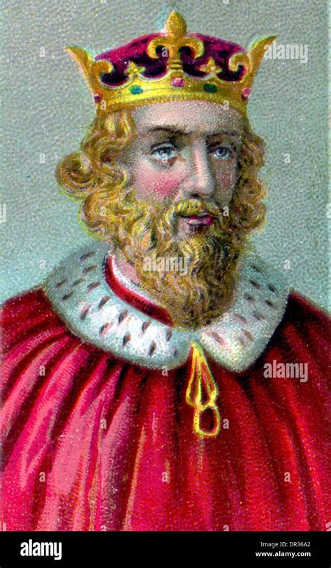King Alfred The Great King Of Wessex From 871 To 899 Stock Photo Alamy