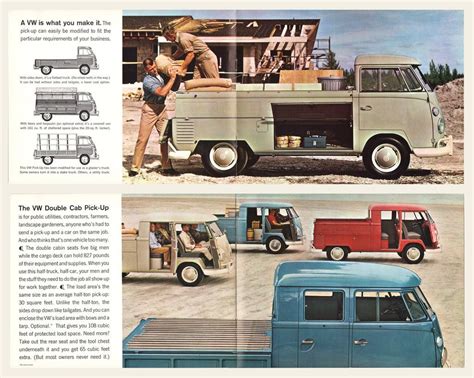 1961 Volkswagen Type 2 Bus Brochure Volkswagen Type 2 Volkswagen