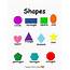 Shapes And Word Tracing Includes A Shape Chart  Etsy