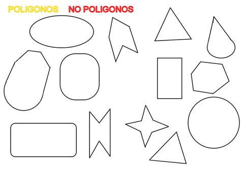 Dibujos Para Colorear De Poligonos Regulares Diapositivas De Poligono