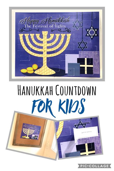 Hanukkah Countdown Calendar Holiday T Chanukah Advent Calendar