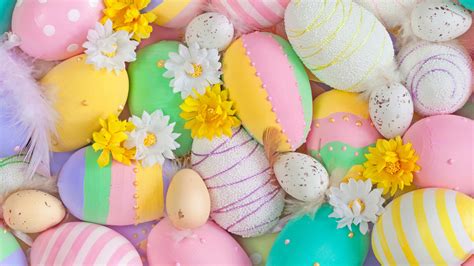 1920x1080 Flowers Eggs Easter Easter Coolwallpapersme