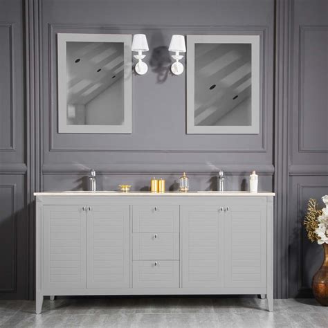 Maybe you would like to learn more about one of these? Lakewood 72 inch Light Gray Double Sink Bathroom Cabinet ...