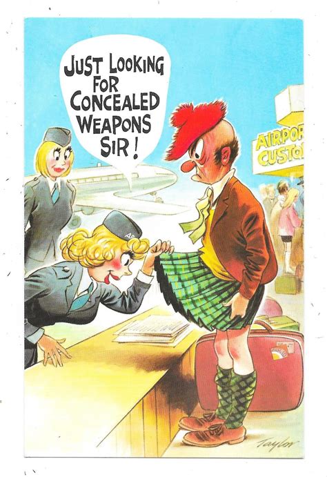 Saucy Seaside Comic Postcard By Taylor Published By Bamforth Number 029